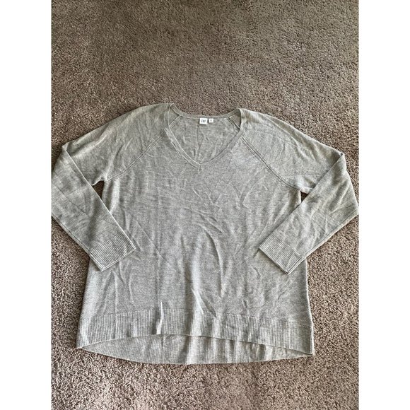 Gap women’s XXL long sleeve thin gray sweater - Picture 1 of 6